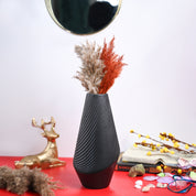 VON CASA Ceramic Black Vase