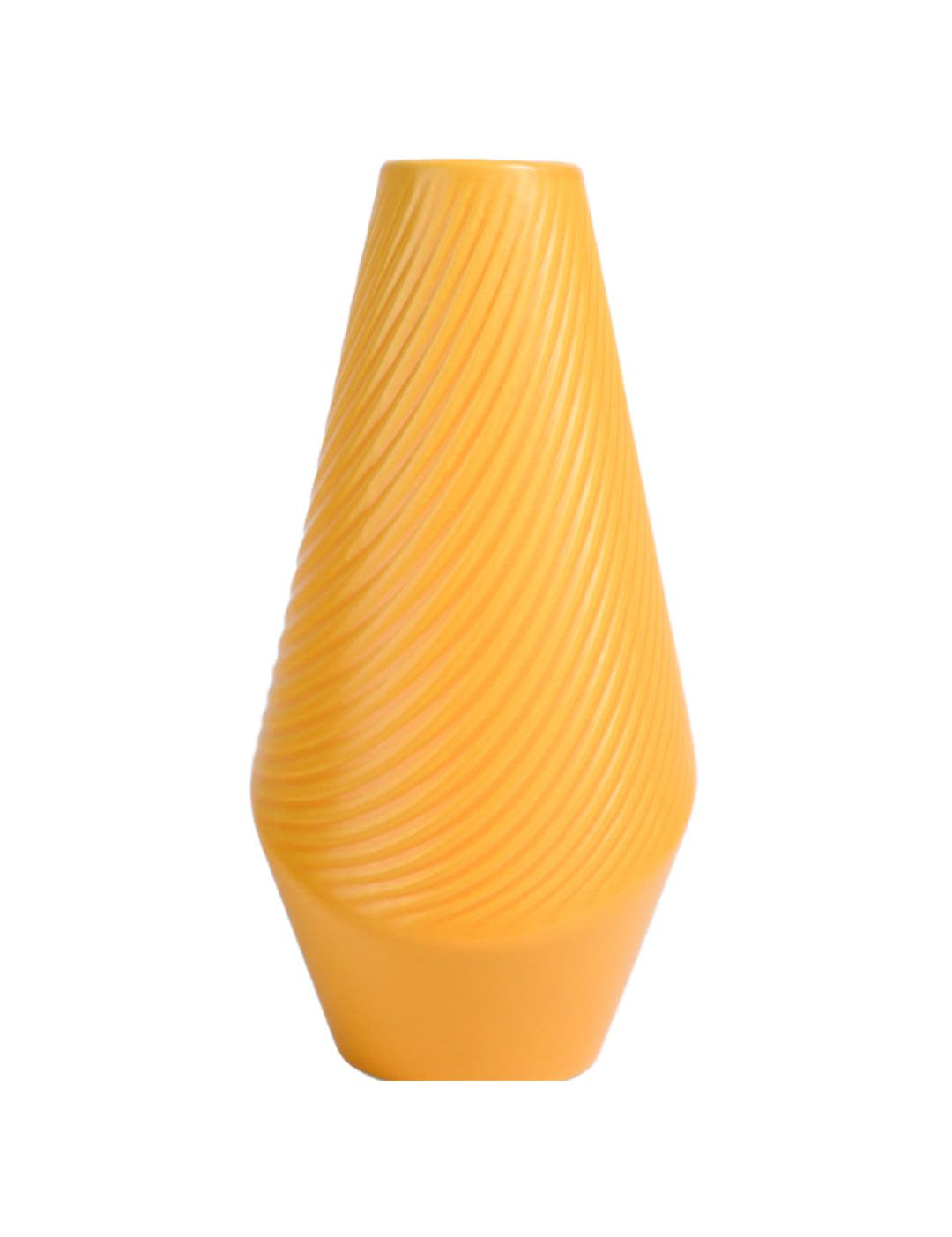 VON CASA Ceramic Yellow Vase - MARKET99