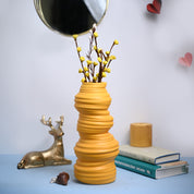 VON CASA Ceramic Yellow Vase