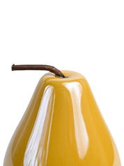 VON CASA Decorative Pear - Ceramic, Yellow - MARKET99