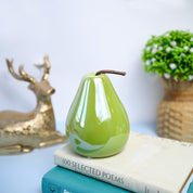VON CASA Decorative Pear - Ceramic, Green