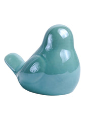 VON CASA Ceramic Decorative Bird - Skyblue, Set Of 2 - MARKET99