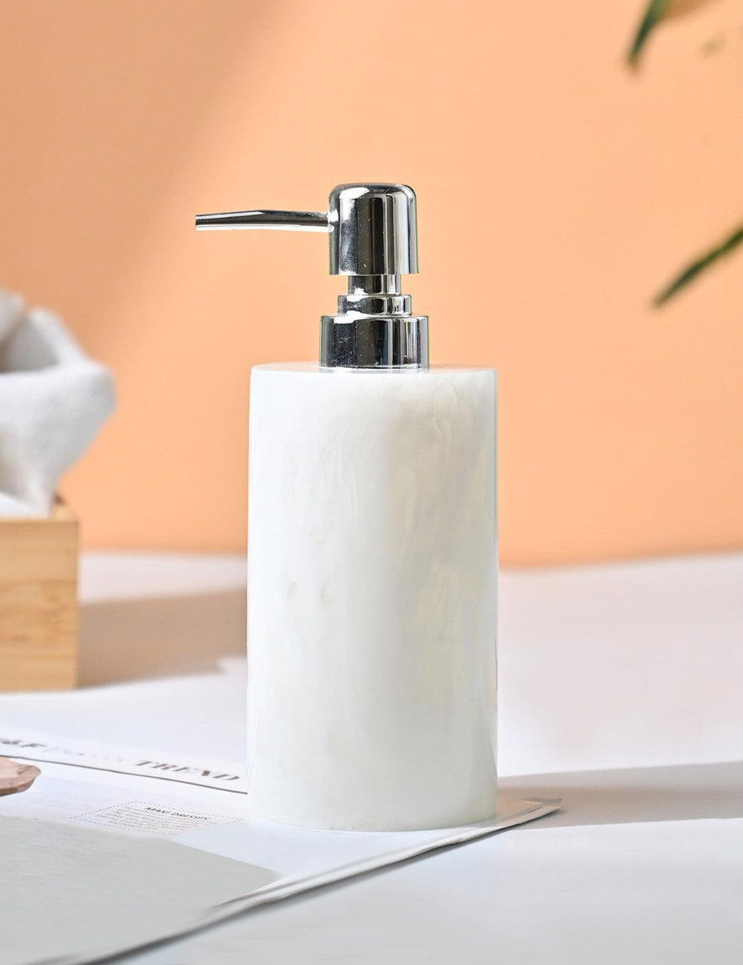 VON CASA White Soap Dispenser - 400Ml - MARKET99