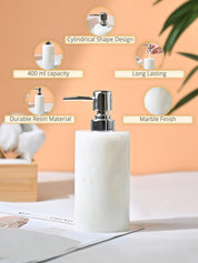 VON CASA White Soap Dispenser - 400Ml - MARKET99