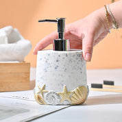VON CASA Off White Soap Dispenser - 320Ml