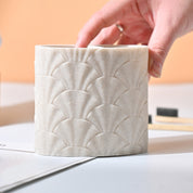 VON CASA Beige Toothbrush Holder - 400Ml