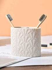 VON CASA Beige Toothbrush Holder - 400Ml - MARKET99