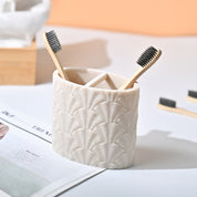 VON CASA Beige Toothbrush Holder - 400Ml