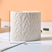 VON CASA Beige Toothbrush Holder - 400Ml