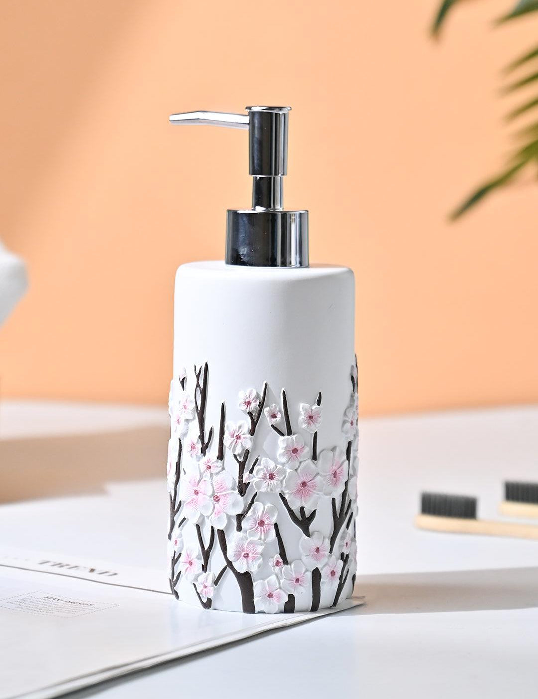 VON CASA White Soap Dispenser - 350Ml - MARKET99