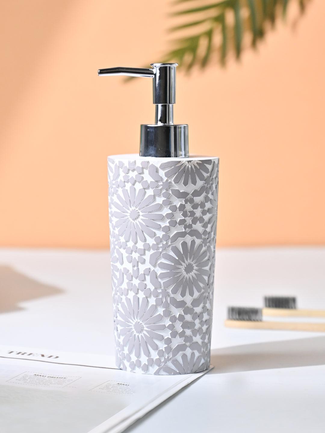 VON CASA White &Grey Soap Dispenser - 330Ml - MARKET99