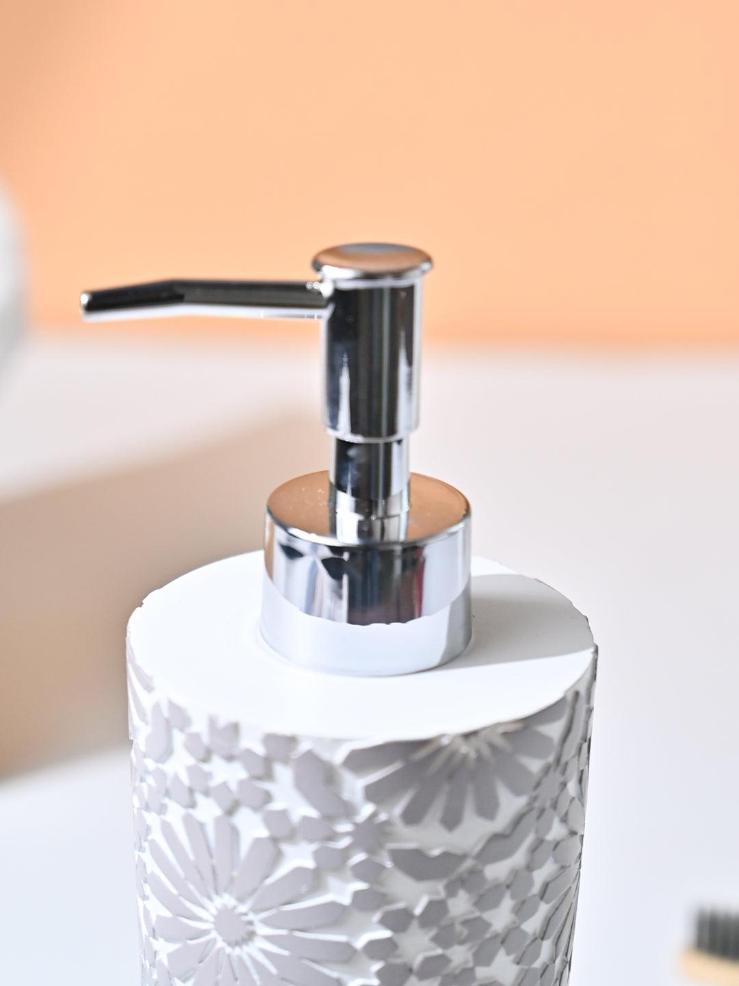 VON CASA White &Grey Soap Dispenser - 330Ml