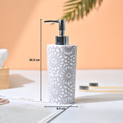 VON CASA White &Grey Soap Dispenser - 330Ml