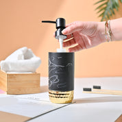 VON CASA Charcole Soap Dispenser - 200Ml