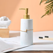 VON CASA White & Green Bathroom - Set Of 2
