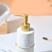 VON CASA White & Green Bathroom - Set Of 2