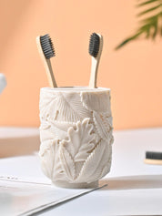 VON CASA Off White Toothbrush Holder - 300Ml - MARKET99