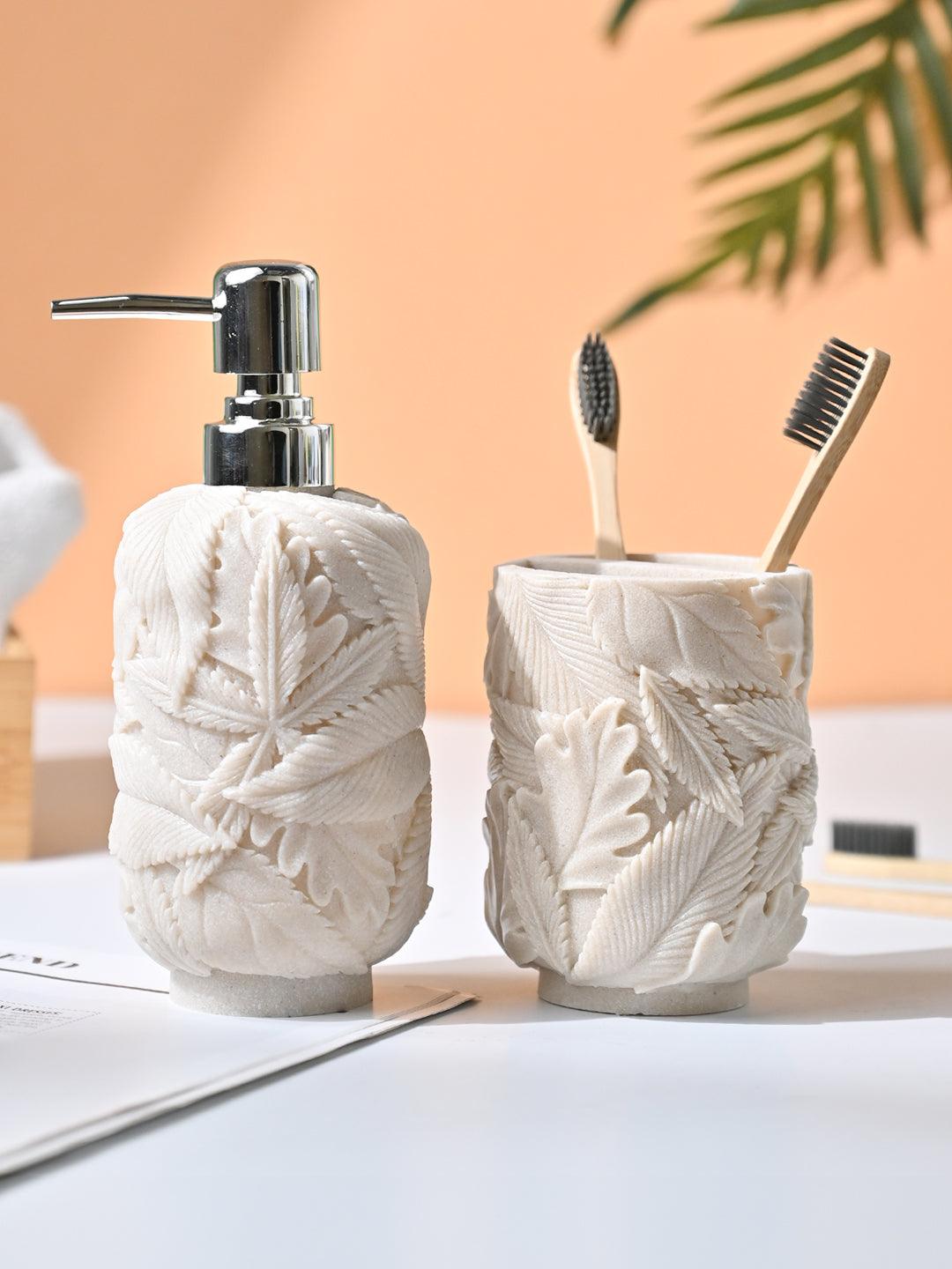 VON CASA Off White Bathroom - Set Of 2 - MARKET99