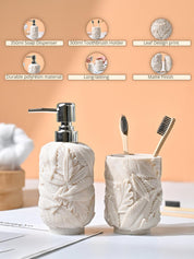 VON CASA Off White Bathroom - Set Of 2 - MARKET99