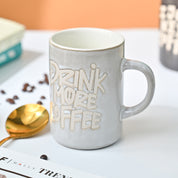 VON CASA Light Blue Mug (Drink More Coffee) - 420Ml
