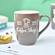 VON CASA Brown Mug (Coffee Shop) - 340Ml