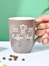 VON CASA Brown Mug (Coffee Shop) - 340Ml - MARKET99