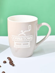 VON CASA Cream Mug (Coffee Town) - 340Ml - MARKET99