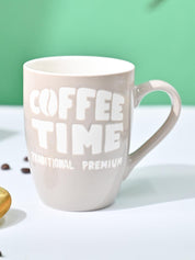 VON CASA Cream Mug (Coffee Time) - 340Ml - MARKET99