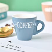 VON CASA Grey Coffee Mug - Set Of 2, 90Ml Each