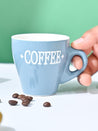 VON CASA Grey Coffee Mug - Set Of 2, 90Ml Each - MARKET99