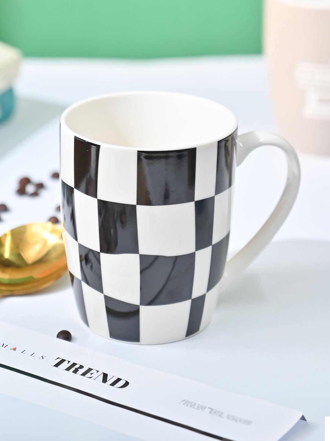 VON CASA Black & White Mug - 380Ml - MARKET99