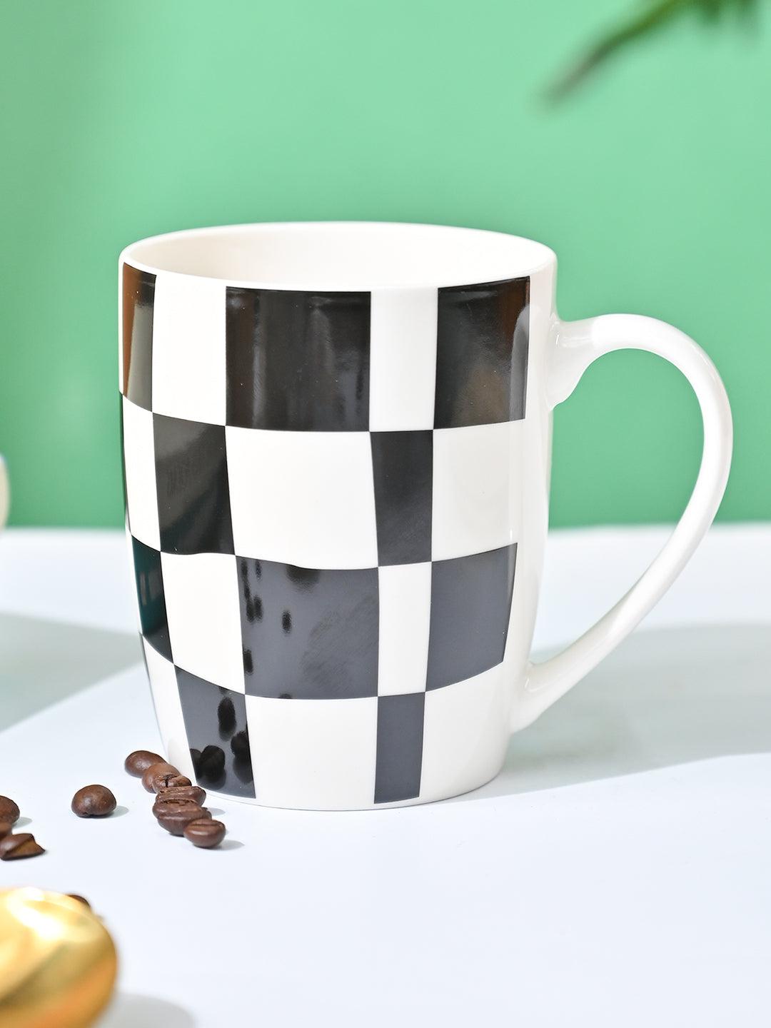 VON CASA Black & White Mug - 380Ml - MARKET99