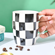 VON CASA Black & White Mug - 380Ml