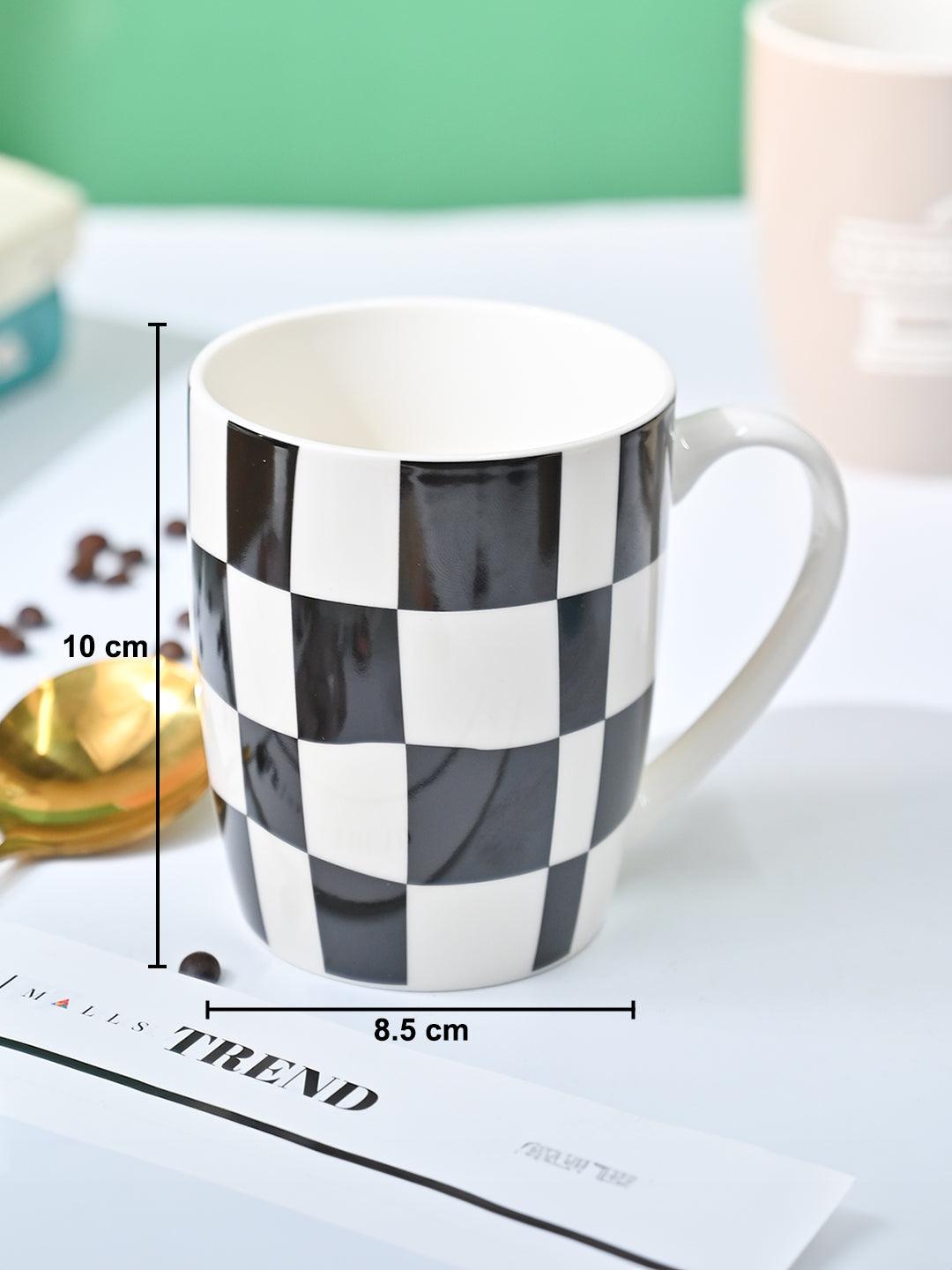 VON CASA Black & White Mug - 380Ml - MARKET99