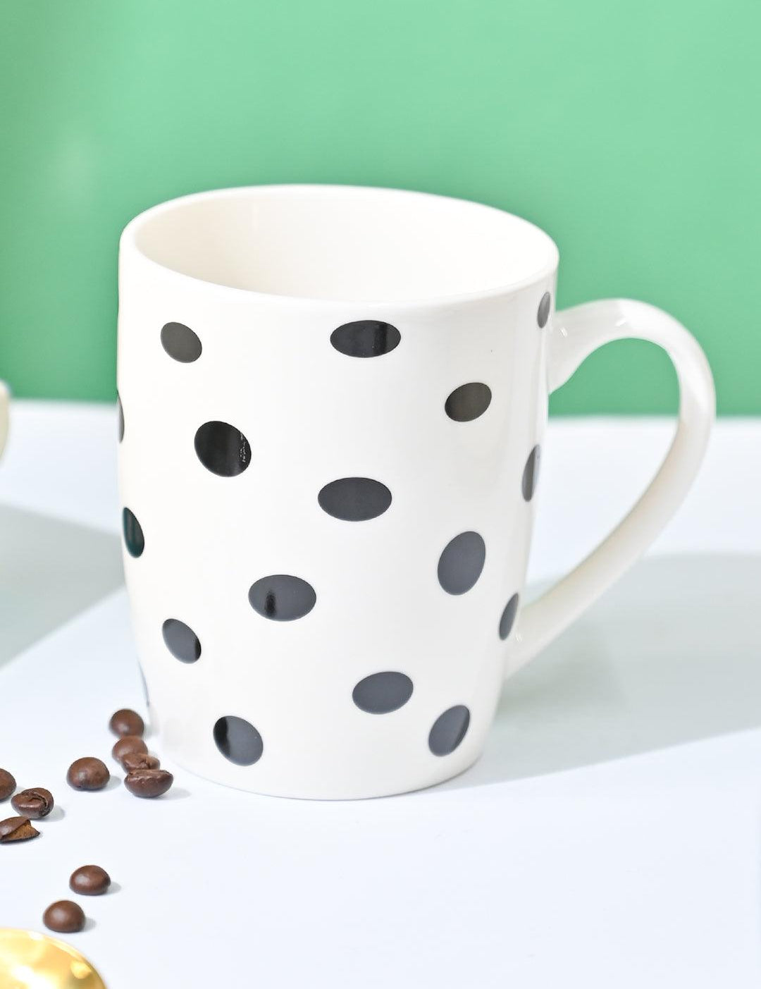 VON CASA Black & White Mug - 380Ml - MARKET99