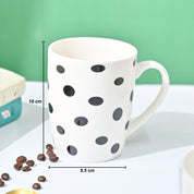 VON CASA Black & White Mug - 380Ml