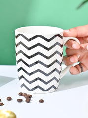 VON CASA Black & White Mug - 380Ml - MARKET99