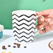 VON CASA Black & White Mug - 380Ml
