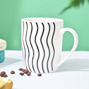 VON CASA Black & White Mug - 380Ml