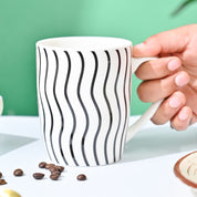 VON CASA Black & White Mug - 380Ml