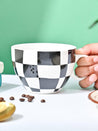 VON CASA Black & White Tea Cup - 420Ml - MARKET99