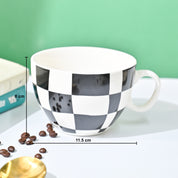 VON CASA Black & White Tea Cup - 420Ml