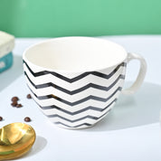 VON CASA Black & White Tea Cup - 420Ml