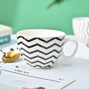 VON CASA Black & White Tea Cup - 420Ml