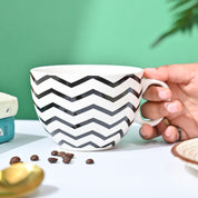 VON CASA Black & White Tea Cup - 420Ml