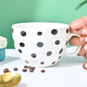 VON CASA Black & White Tea Cup - 420Ml