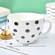 VON CASA Black & White Tea Cup - 420Ml