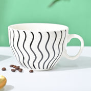 VON CASA Black & White Tea Cup - 420Ml