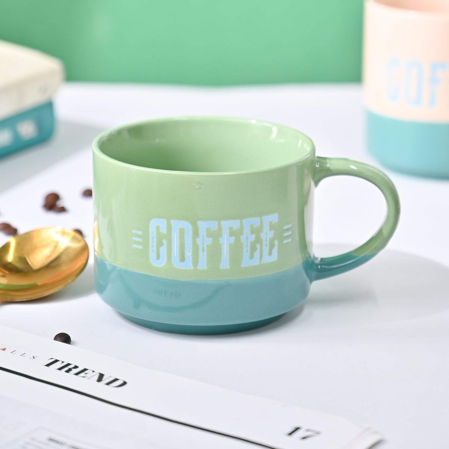 VON CASA Green Tea Cup (Coffee) - 370Ml