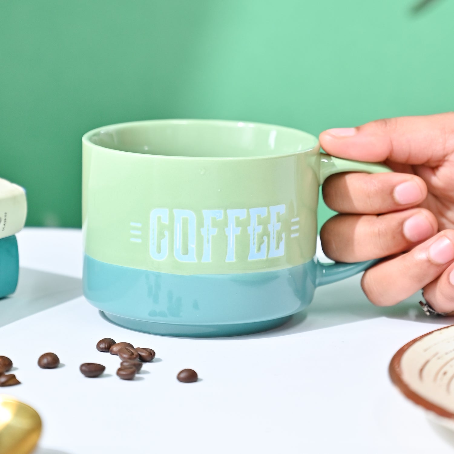 VON CASA Green Tea Cup (Coffee) - 370Ml